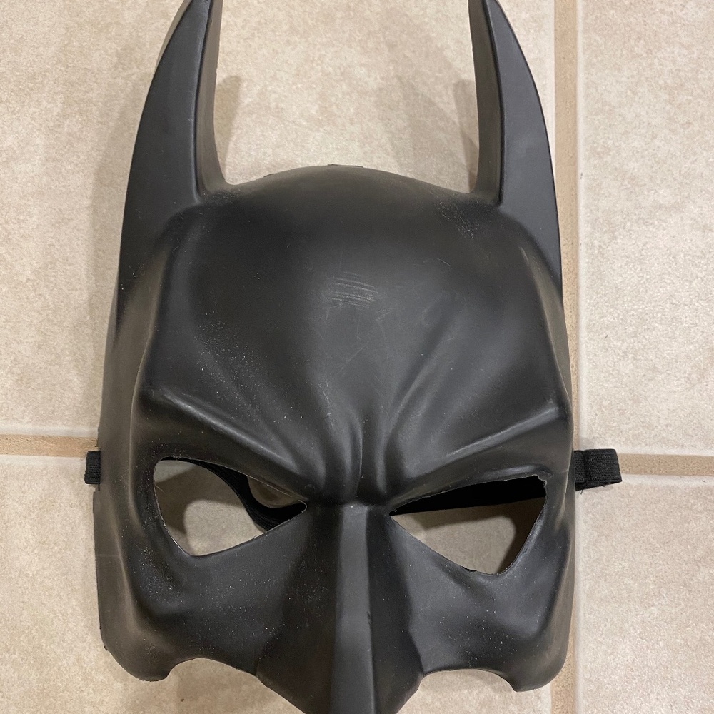 hard plastic batman mask halloween dress up